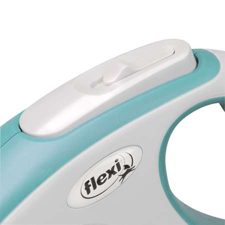 Рулетка Flexi New Line Comfort M лента 5м до 25кг Cерый-Голубой