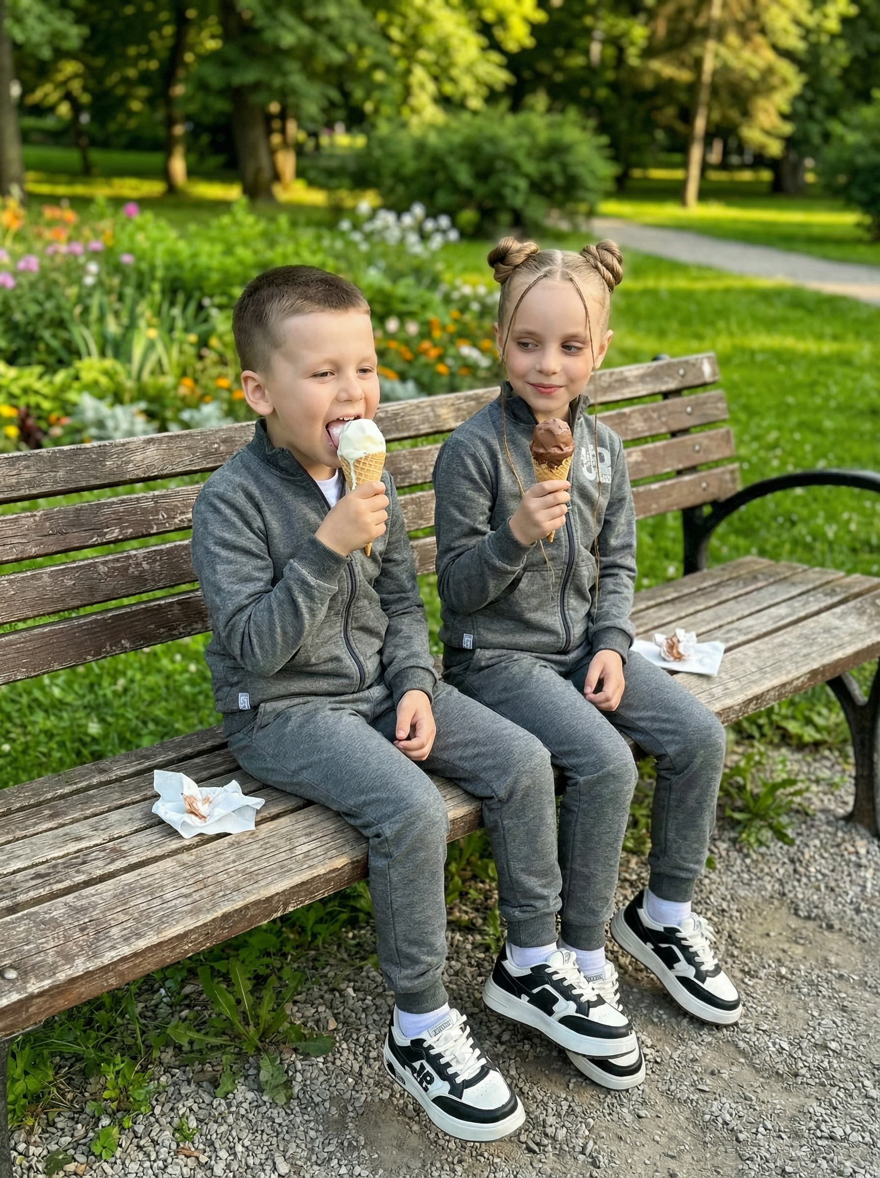 Спортивный костюм ULTRA 7062п-Ул антрацит не сдавайся - фото 10