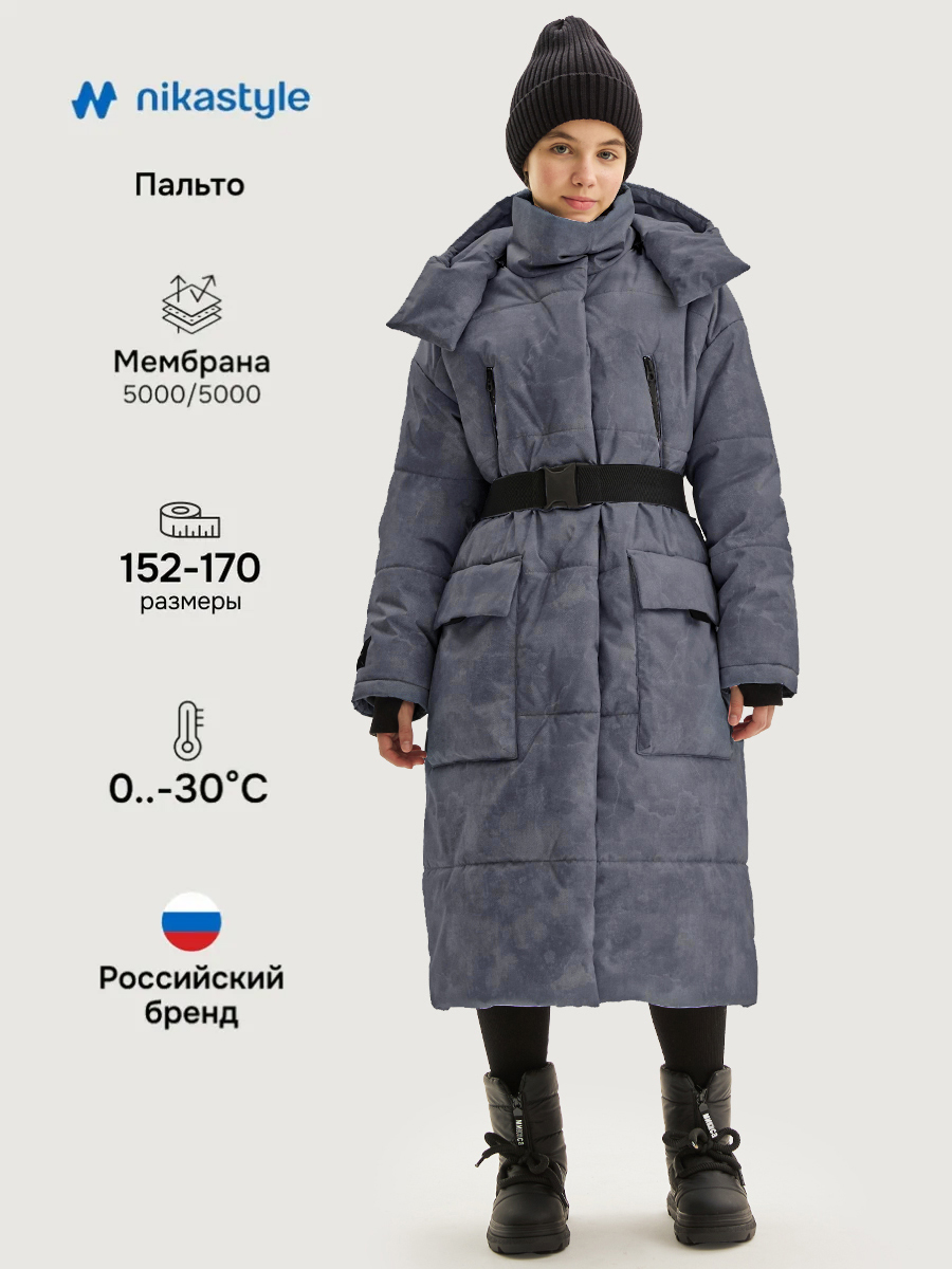 Пальто NIKASTYLE 6з7625 черный - фото 2