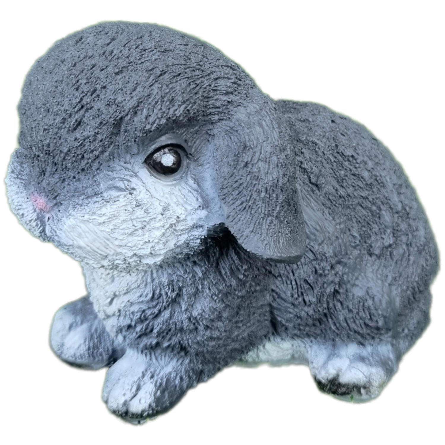 Фигура садовая . Зайчонок серый - фото 2
