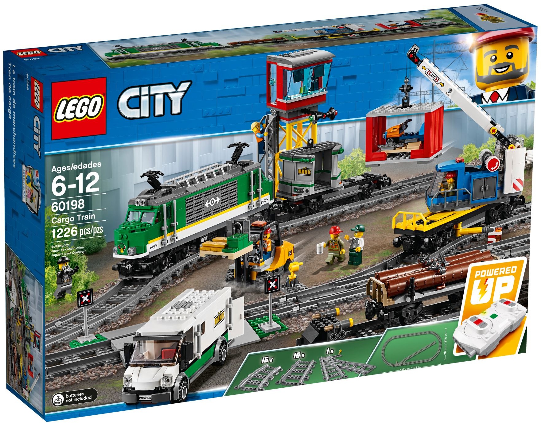 Изображение товара LEGO City Грузовой поезд 60198 148 деталей для творчества и развития