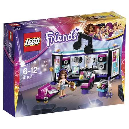 Конструктор LEGO Friends Поп звезда: студия звукозаписи блочный