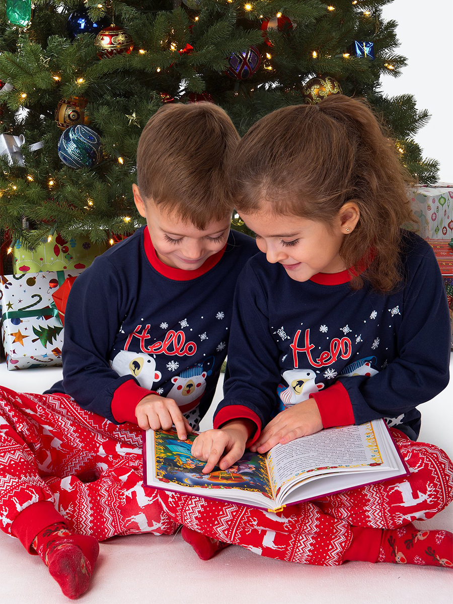 Пижама HappyFox HF00147т.синий - фото 9