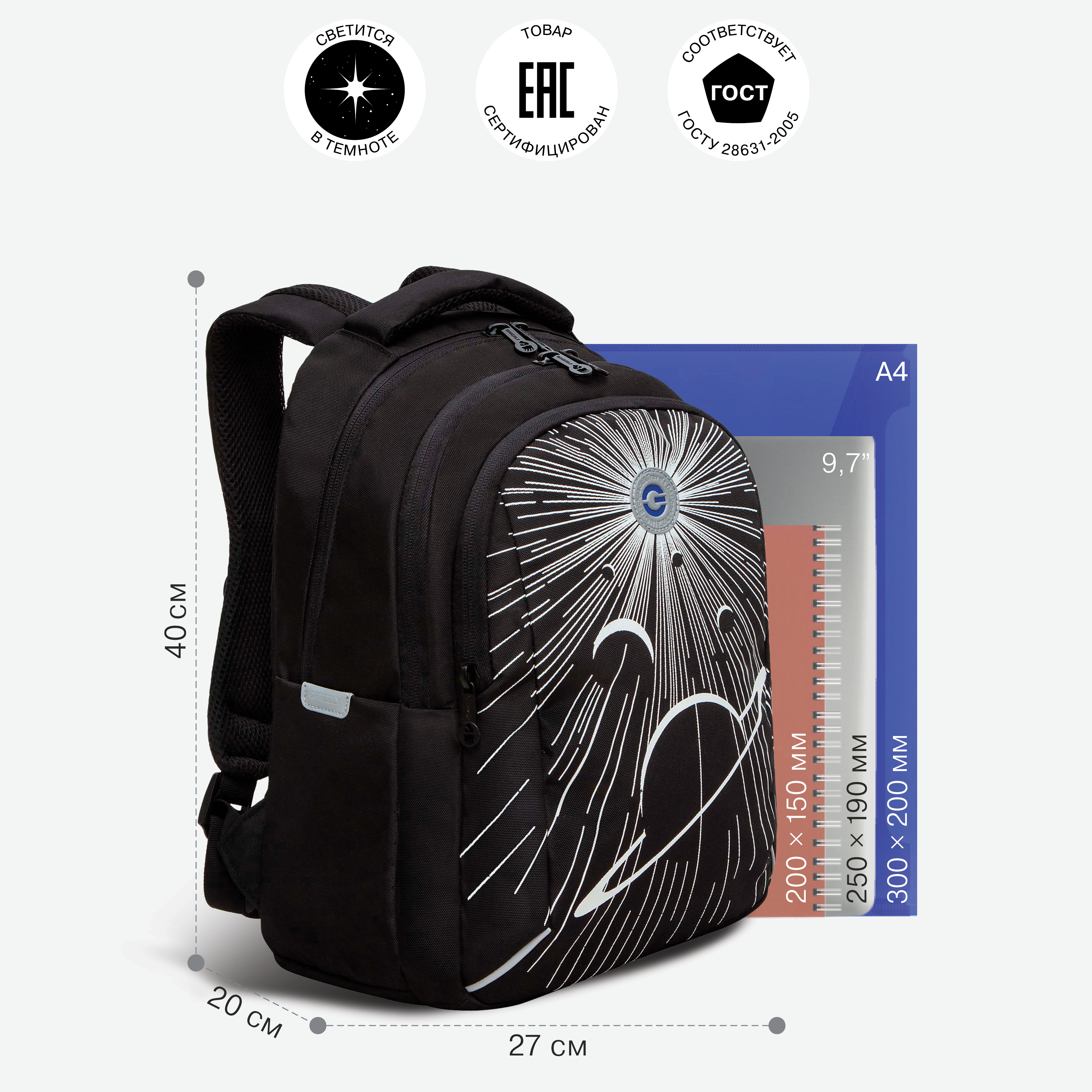 Рюкзак Grizzly для мальчика - фото 6