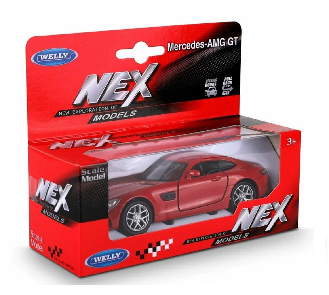 Автомобиль Welly Mercedes 1:38 43705W-M.R - фото 1