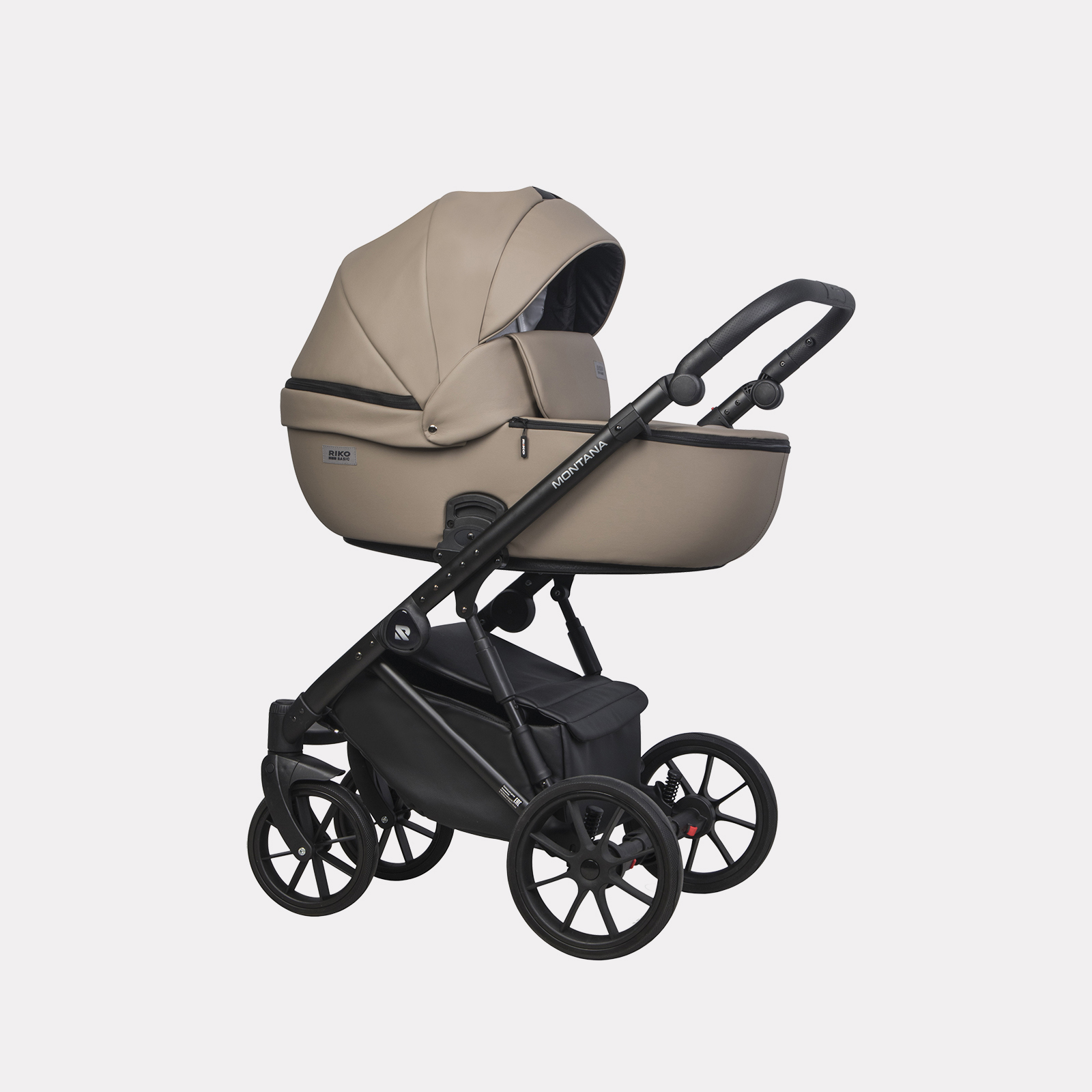 Коляска 3в1 Riko Basic Montana Ecco бежевый - фото 2