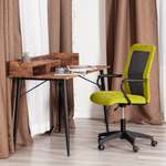 Компьютерное кресло TETCHAIR Стафф флок ткань олива серый