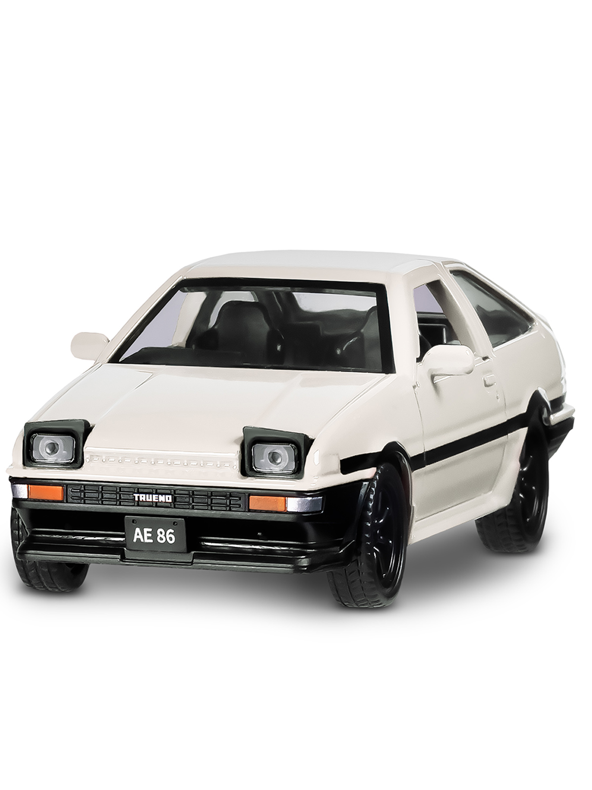 Автомобиль АВТОпанорама Toyota AE86 1:37 белый JB1251667 - фото 5