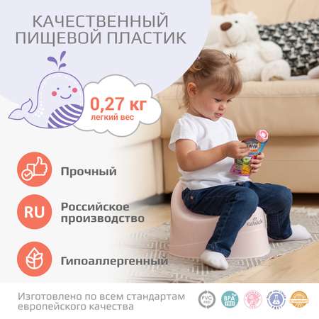 Горшок KidWick Ракушка голубой