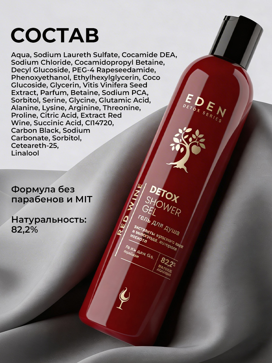 Гель для душа EDEN 350 мл - фото 11