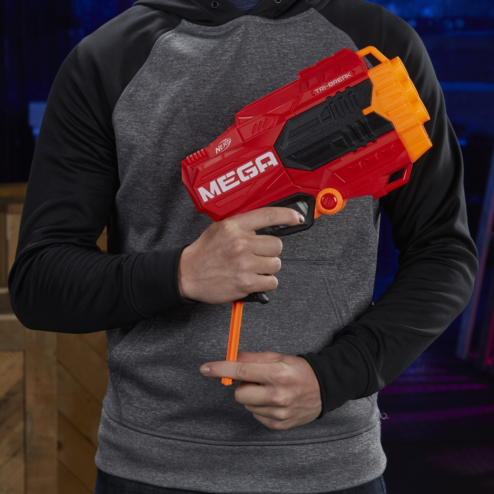 Бластер Nerf Mega Три-брейк - фото 6