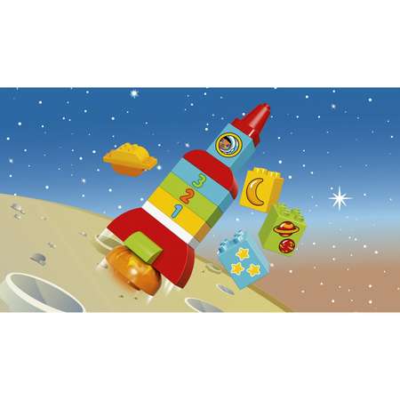 Конструктор LEGO DUPLO Моя первая ракета блочный
