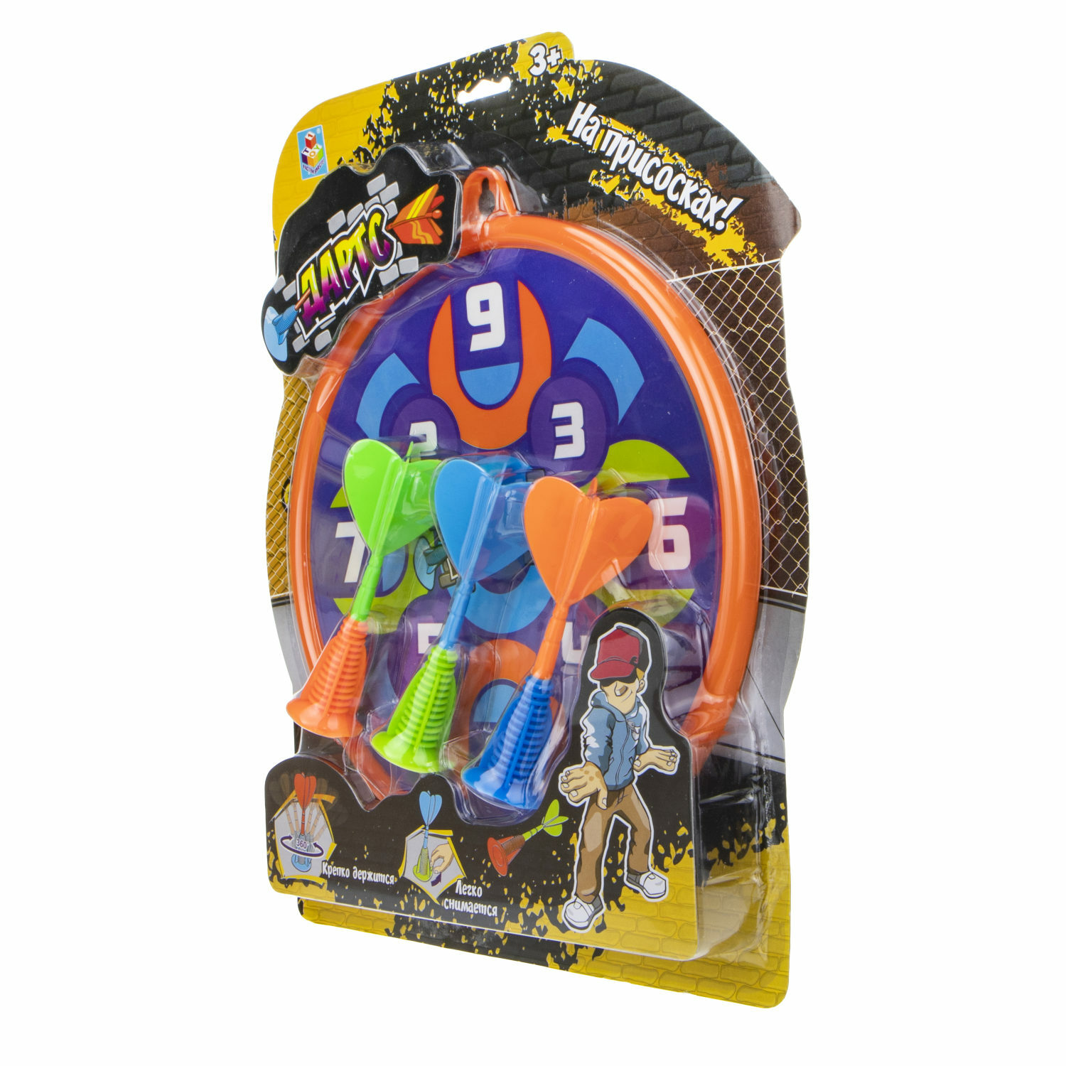 Игровой набор 1TOY дартс на присосках - фото 4