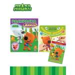 Комплект Ми-ми-мишки Раскраска Макси + Наклейки + Учимся читать