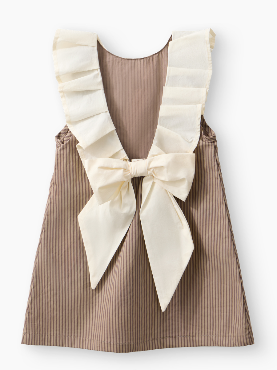 Платье Happy Baby 88306-1_chocolate-strip - фото 2