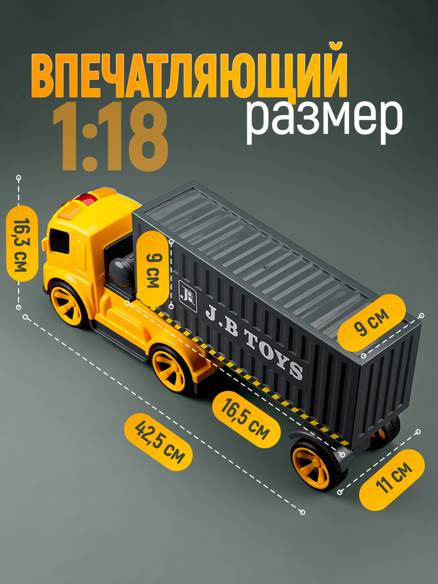 Грузовик РУ Горстрой 1:18 - фото 7