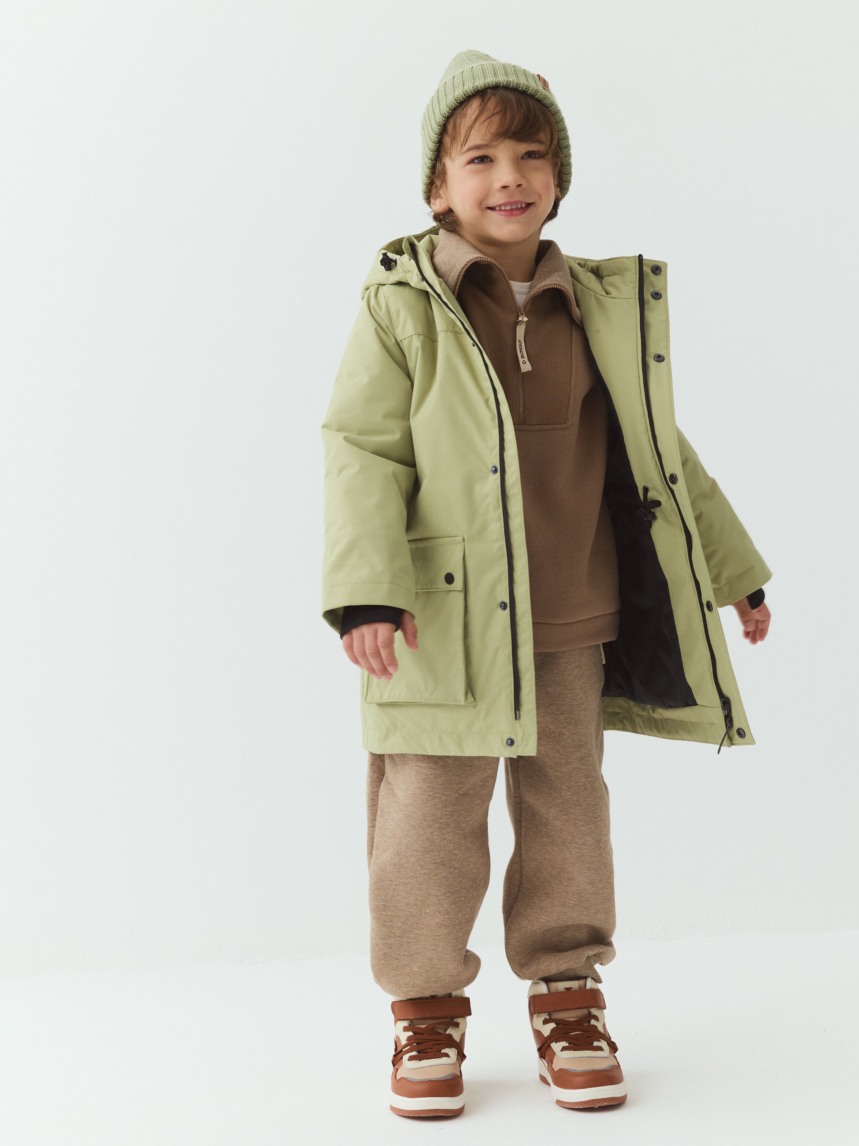 Парка BUNGLY 1R9338/Фисташка - фото 4