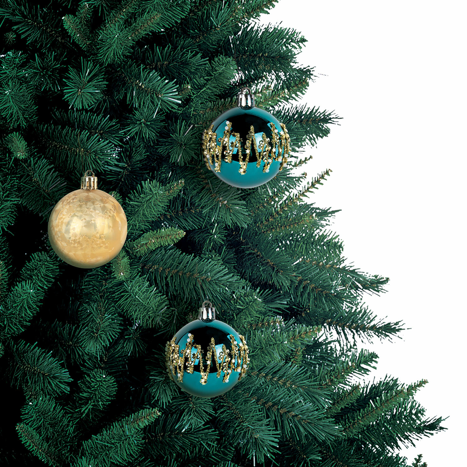 Елочные игрушки Золотая сказка набор 6 штук - фото 8