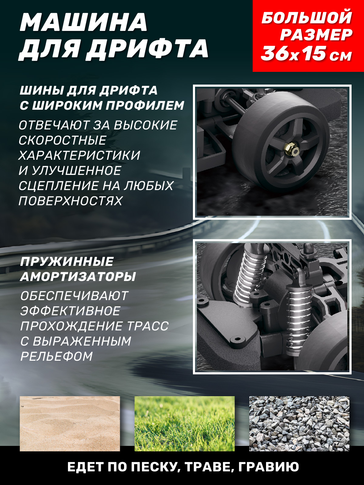 Автомобиль РУ AUTODRIVE 1:12 - фото 2