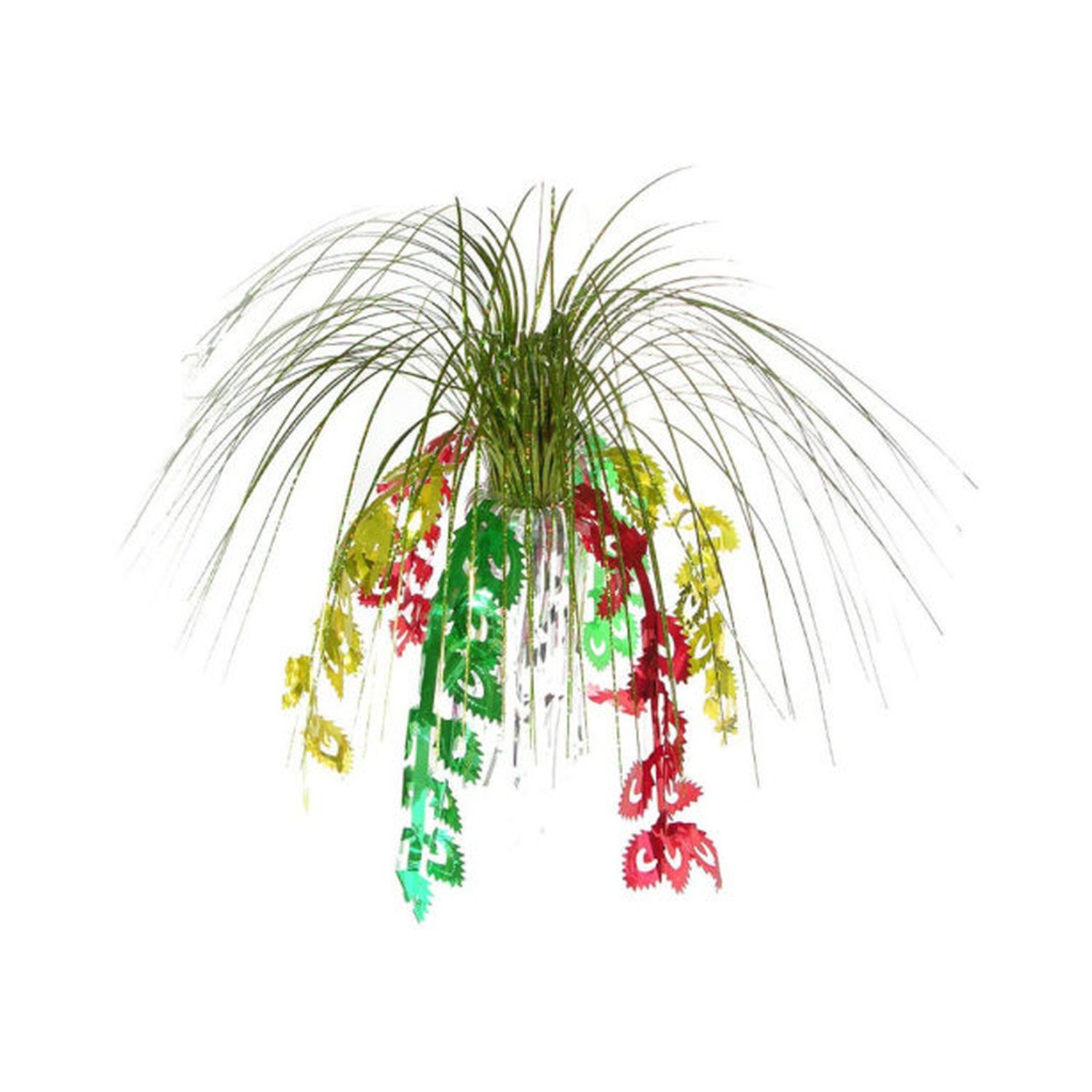 Новогоднее украшение Seichi Фольгированный фонтан-каскад подвесной 55 см Листья - фото 1