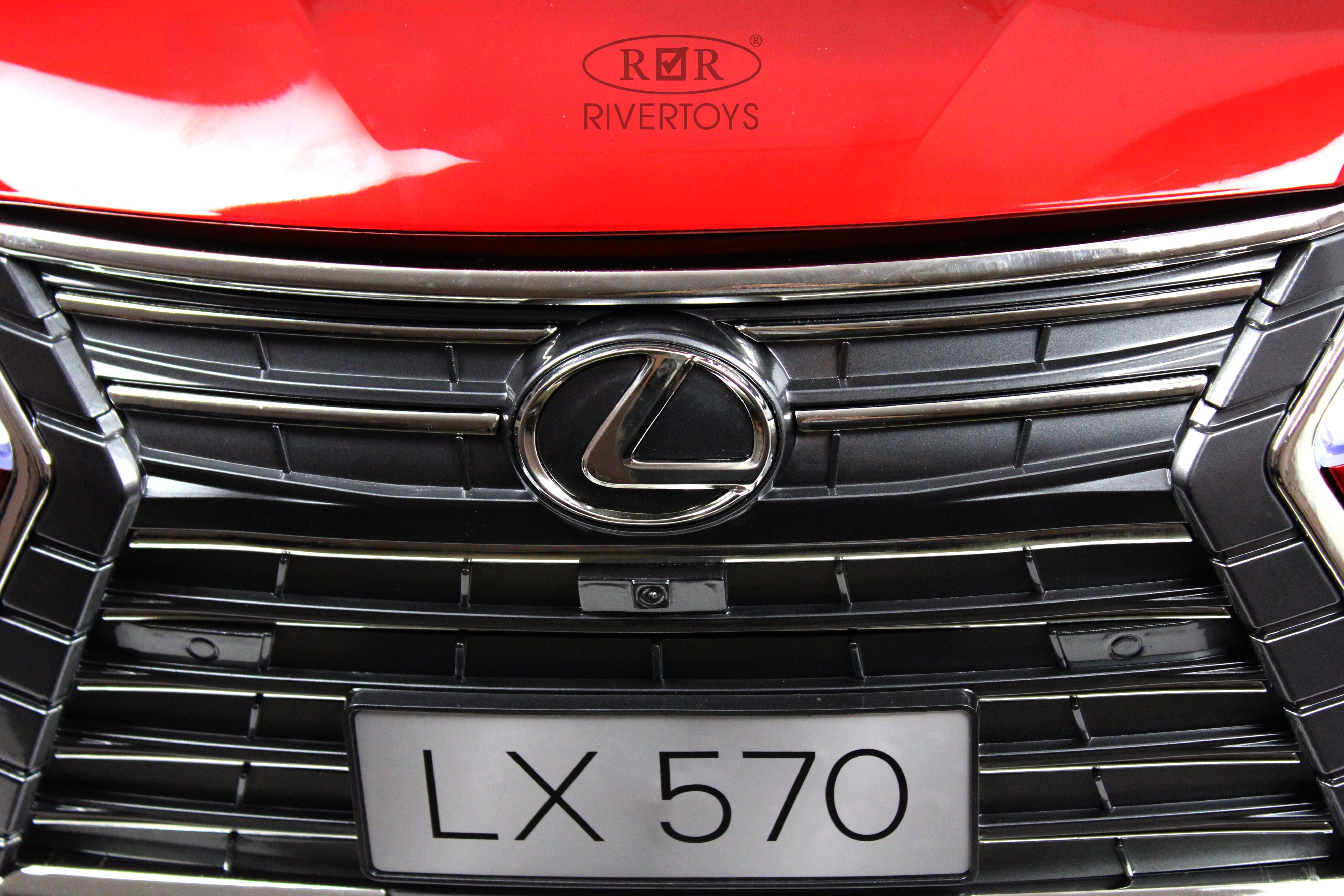 Электромобиль RIVERTOYS Lexus Y555YY-RED-GLANEC С пультом ДУ - фото 16