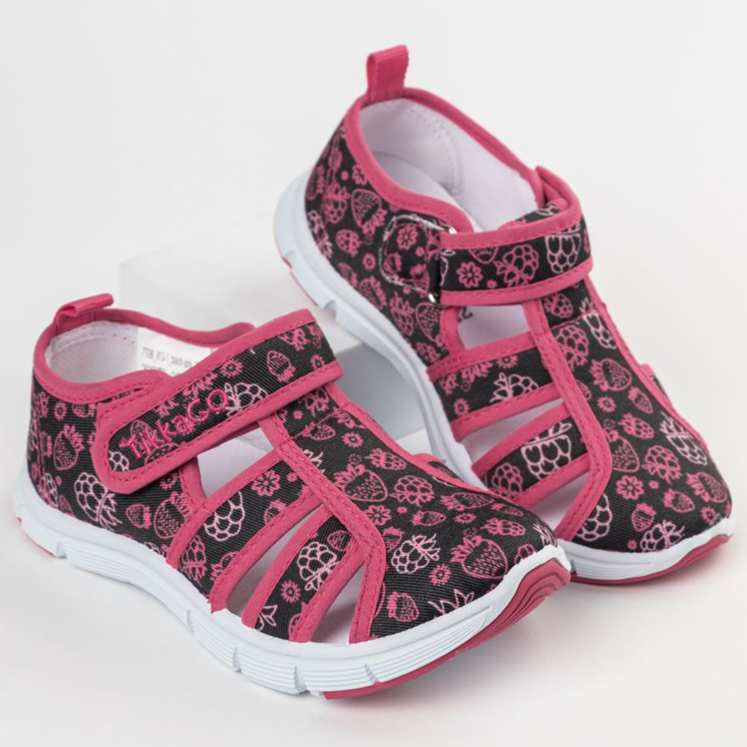 Сандалии TikkaGo 7T06_913-1_black-pink - фото 1