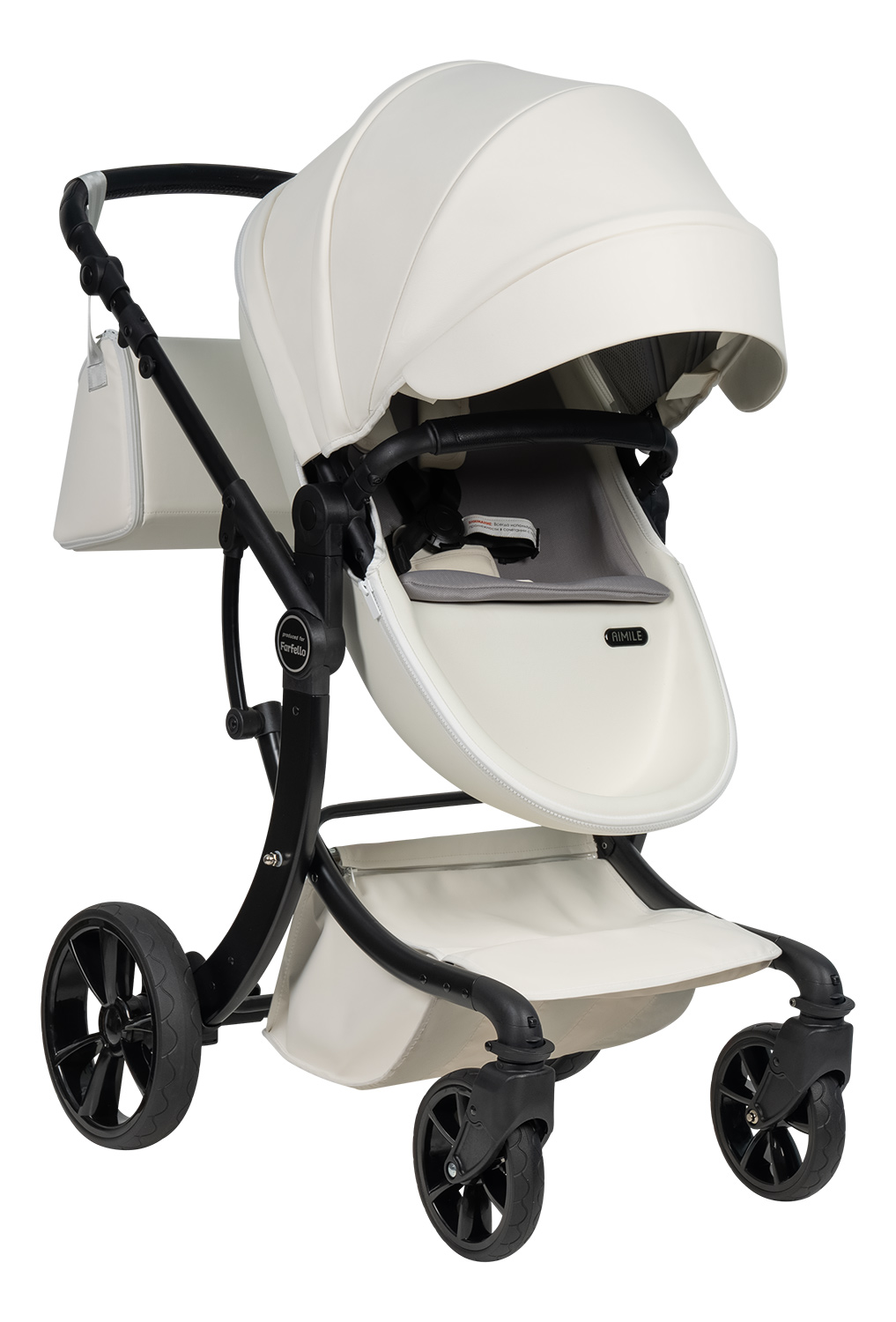 Коляска трансформер Aimile Spring белый - фото 11