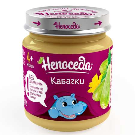 Пюре Непоседа Кабачок с 4 мес 95 г