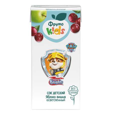 Сок ФрутоKids яблоко-вишня осветленный 0.2л с 5месяцев