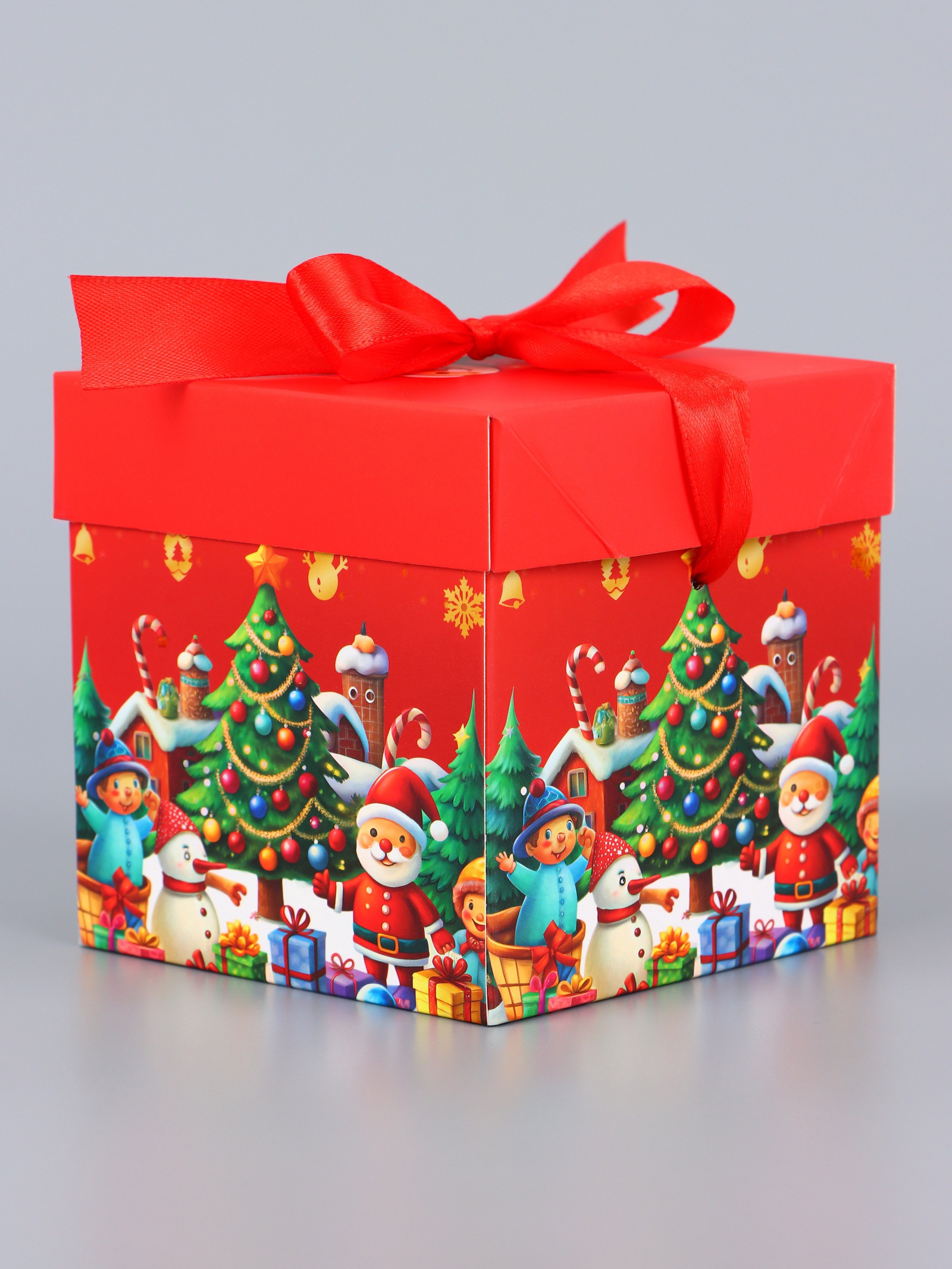 Коробка Самосборная UPAK LAND "Снежинки", 15 × 15 × 15 см - фото 3