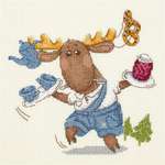 Набор для творчества Klart вышивание Вам чай с вареньем?