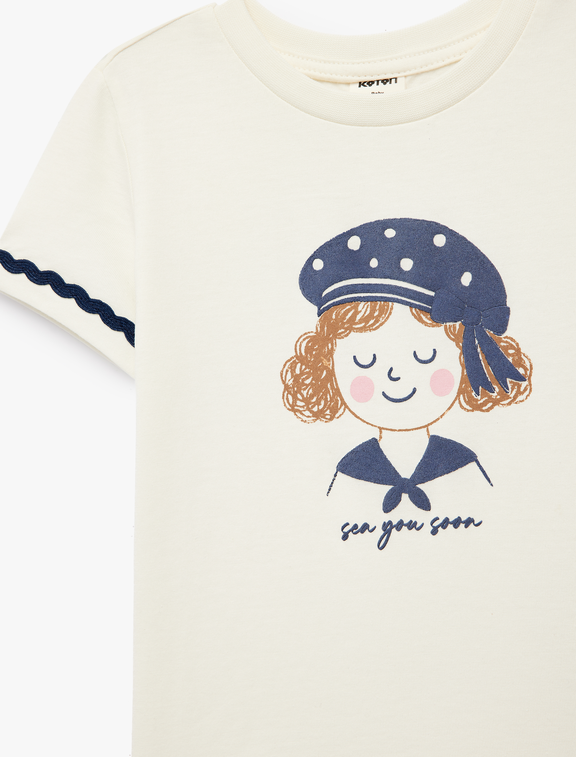 Футболка KOTON 6SMG10139AK010 - фото 3