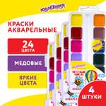 Краски акварель Юнландия 24 цв.