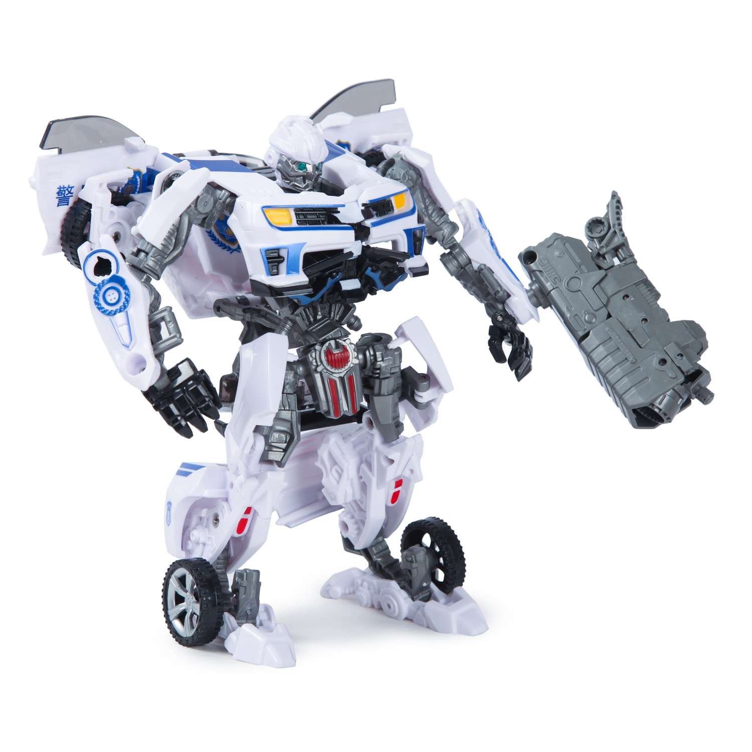 Автомобиль Mobicaro Трансформер Бамблби W6699 белый W6699-25B-W-PLASTIC - фото 4