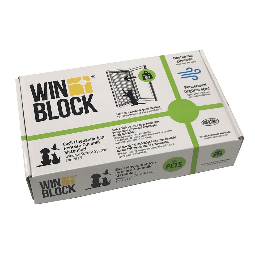 Защитная сетка WINBLOCK на окна коричневый кронштейн - фото 1