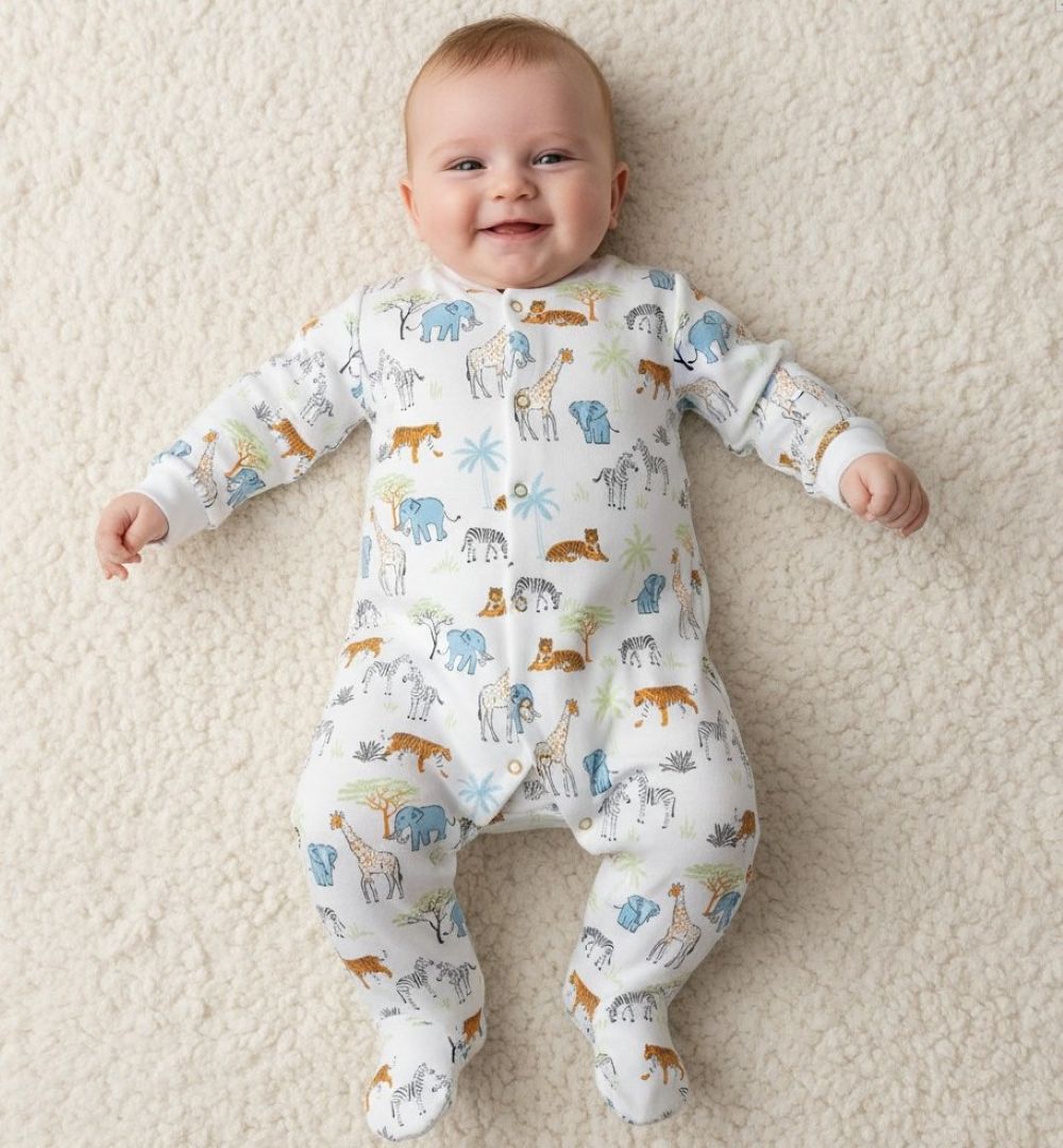 Изображение товара Комбинезон Deiko Baby для новорожденных 62 с закрытыми ножками