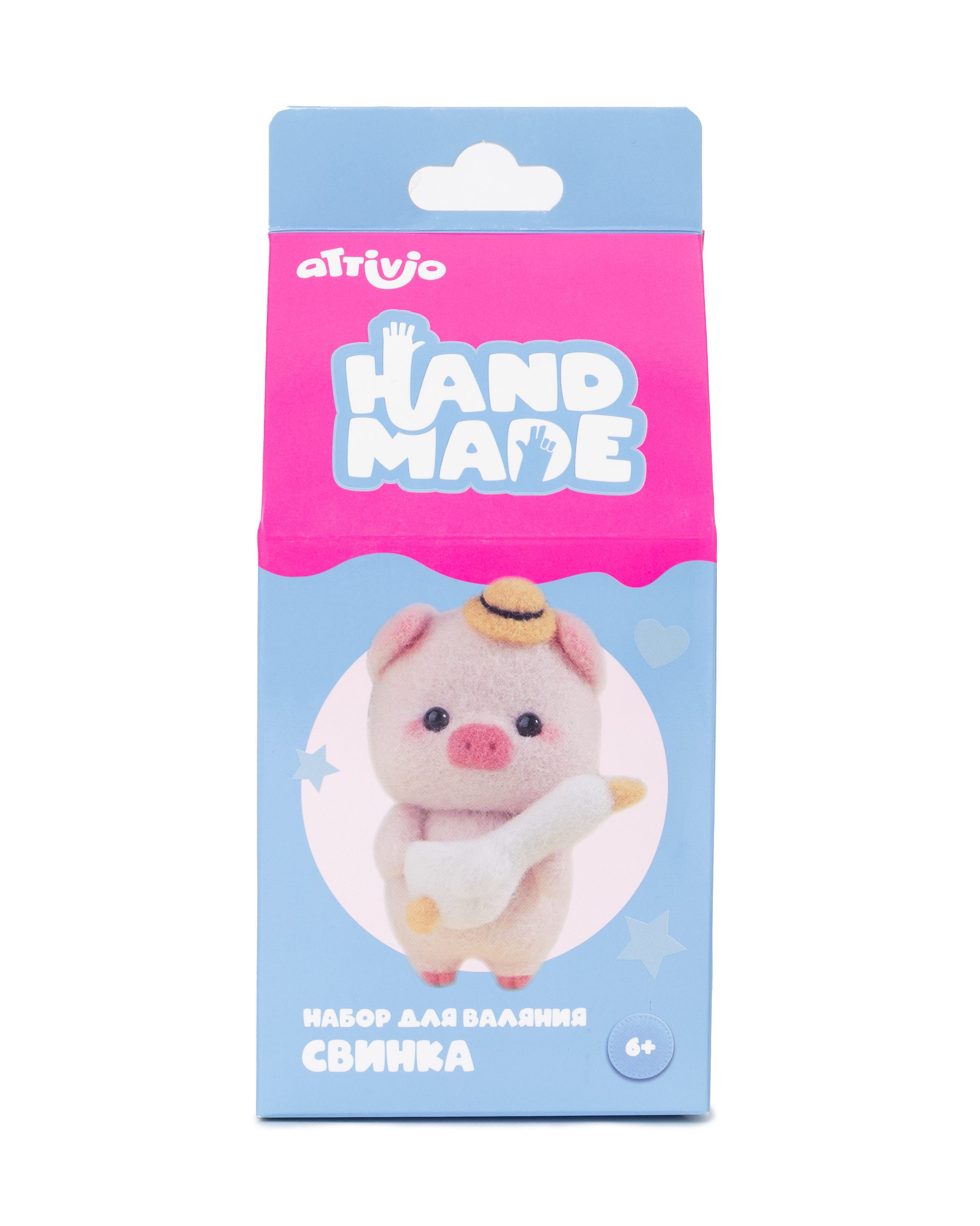 Набор для творчества Attivio валяние Свинка - фото 4