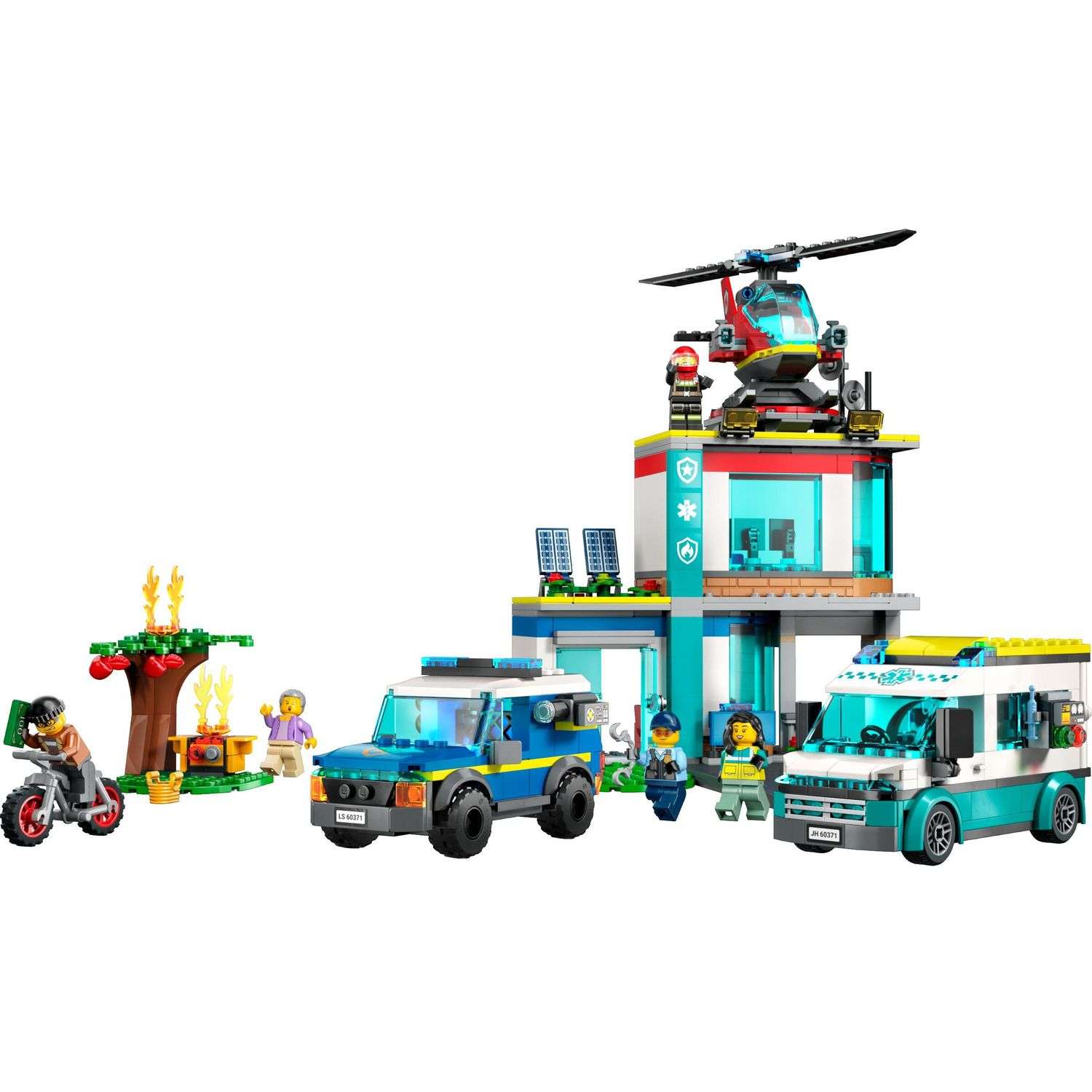 Конструктор LEGO City Штаб аварийного транспорта блочный - фото 1