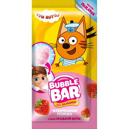 Жевательная резинка Bubble Bar в виде сладкой ваты с подарком 5г