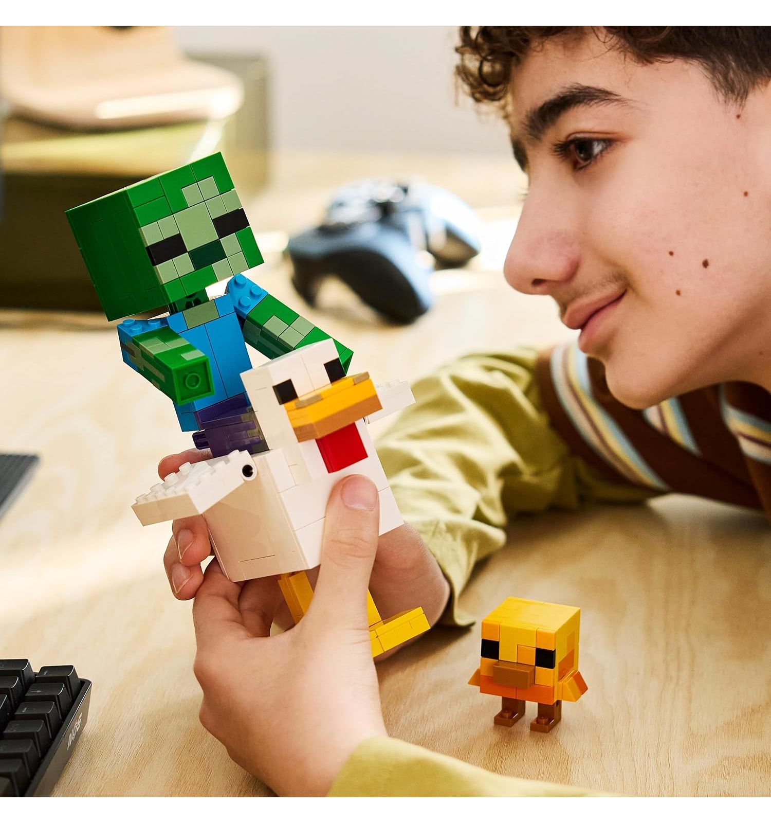 Конструктор LEGO Minecraft Всадник на курице 344 дет. - фото 10