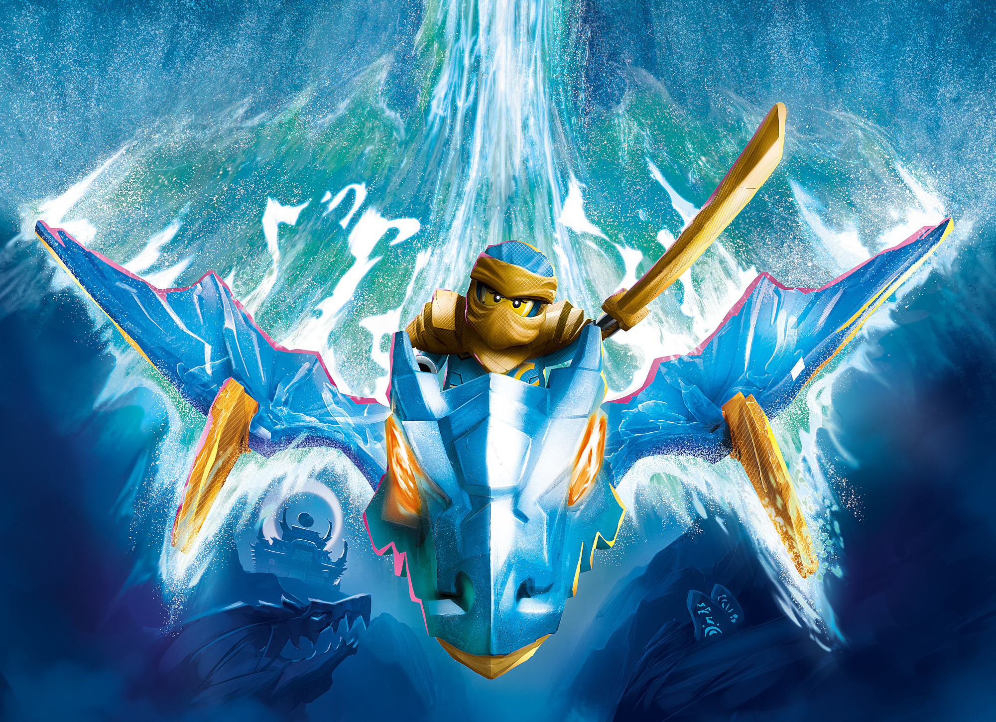 Конструктор LEGO NINJAGO Удар восходящего дракона Ная 26 дет. - фото 11