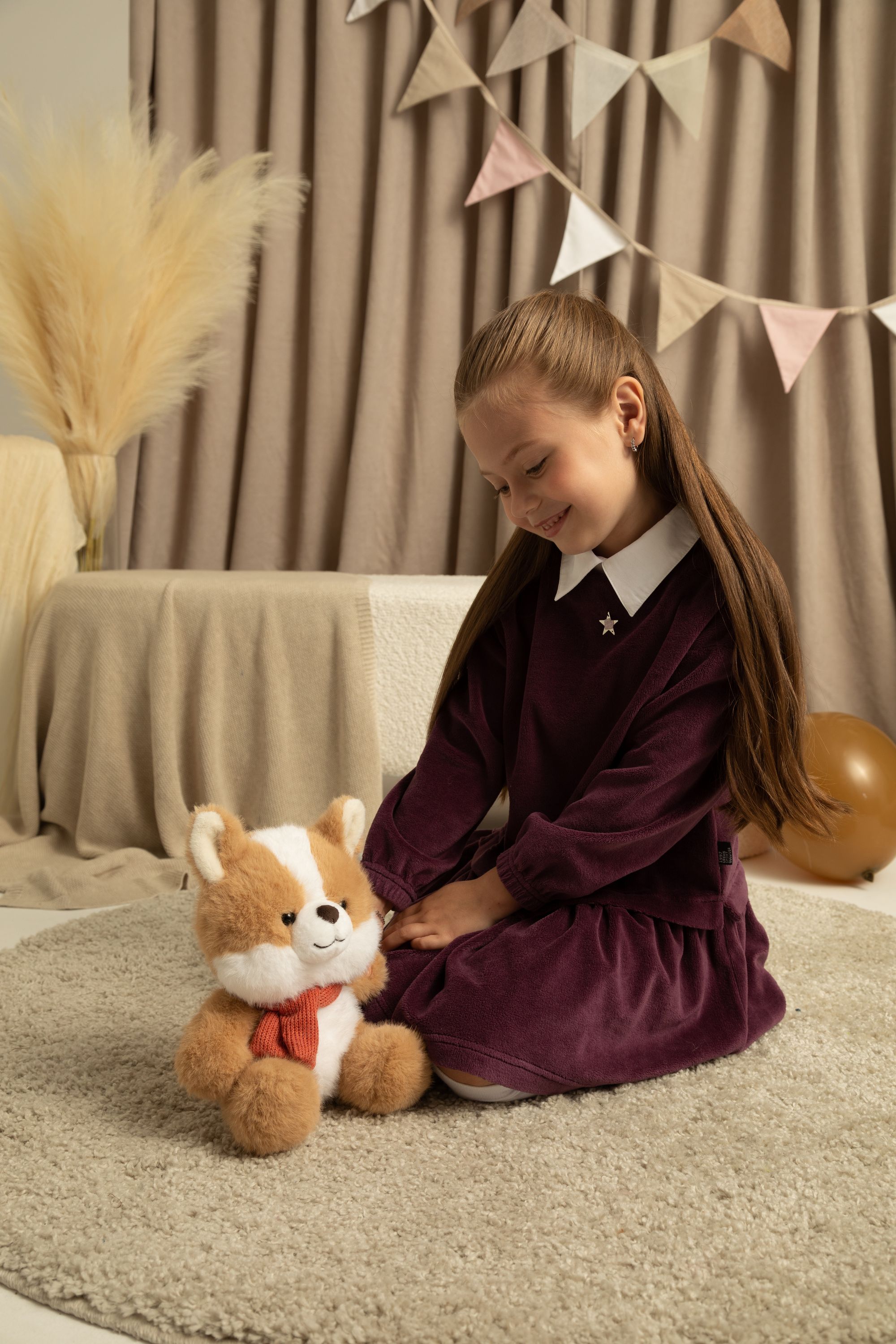 Мягкая игрушка GULLIVER toys Корги в шарфике - фото 12