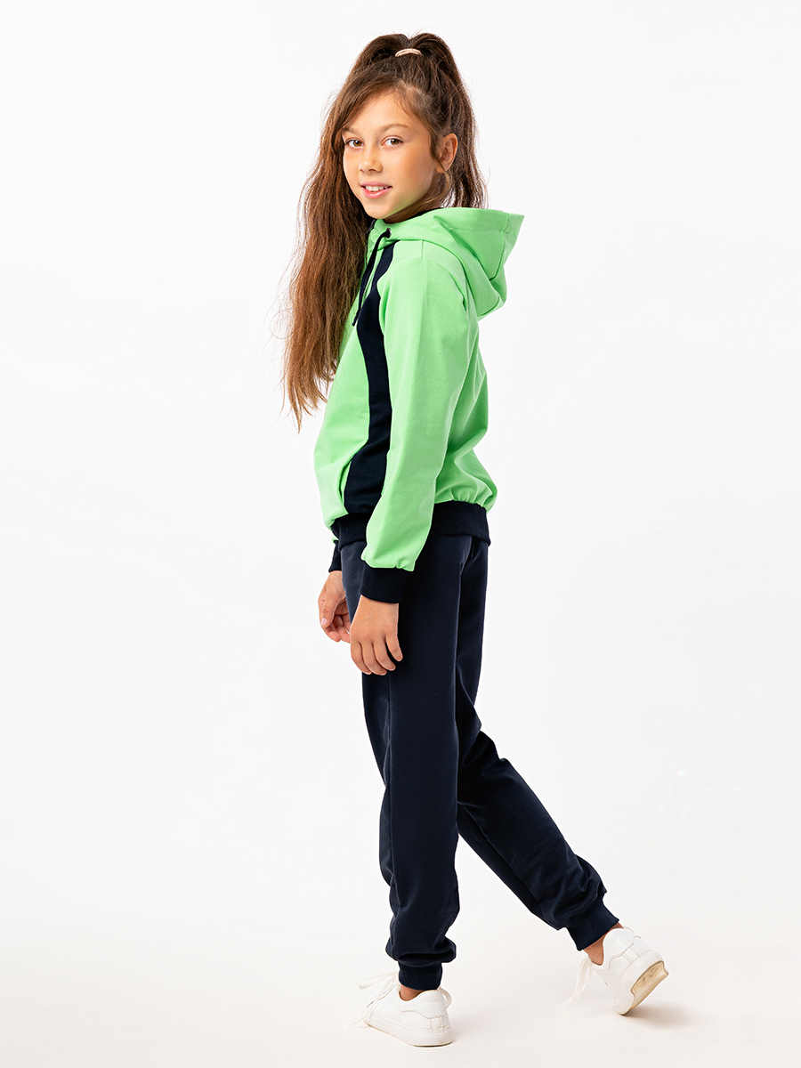 Спортивный костюм RODOS М-258/темно-синий_светло-зеленый - фото 5