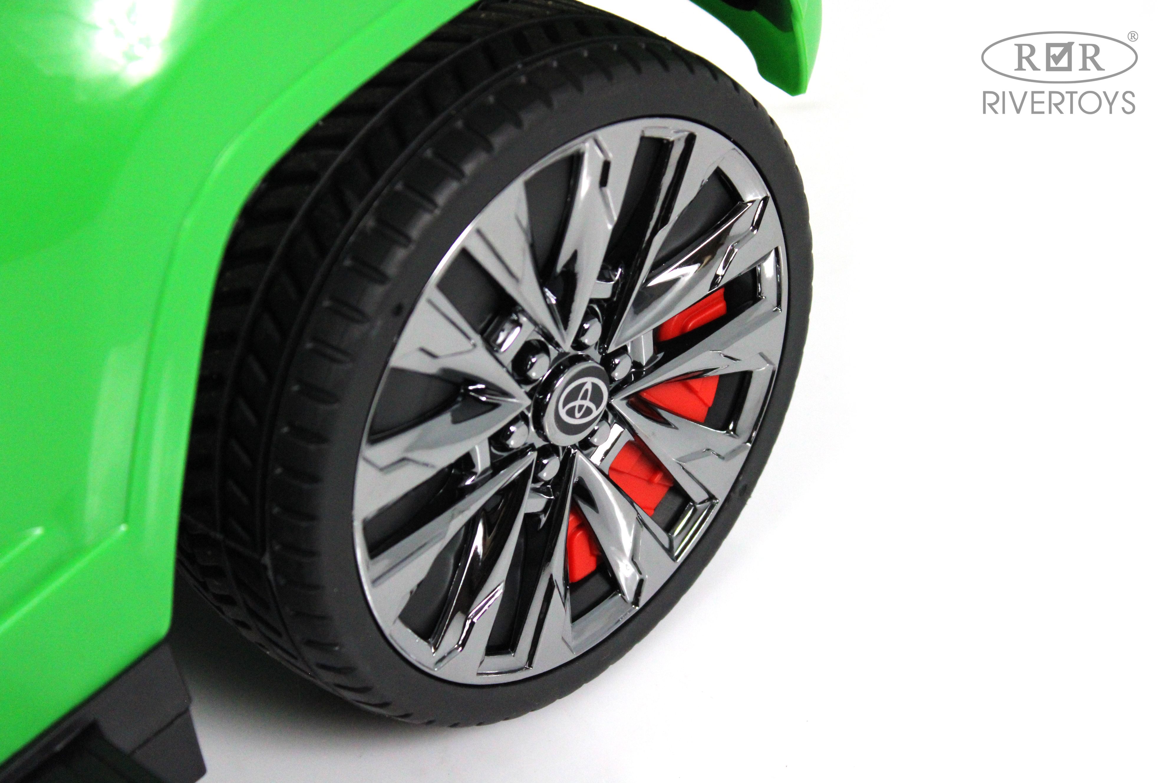 Каталка RIVERTOYS Z002ZZ-B-GREEN зеленый - фото 11