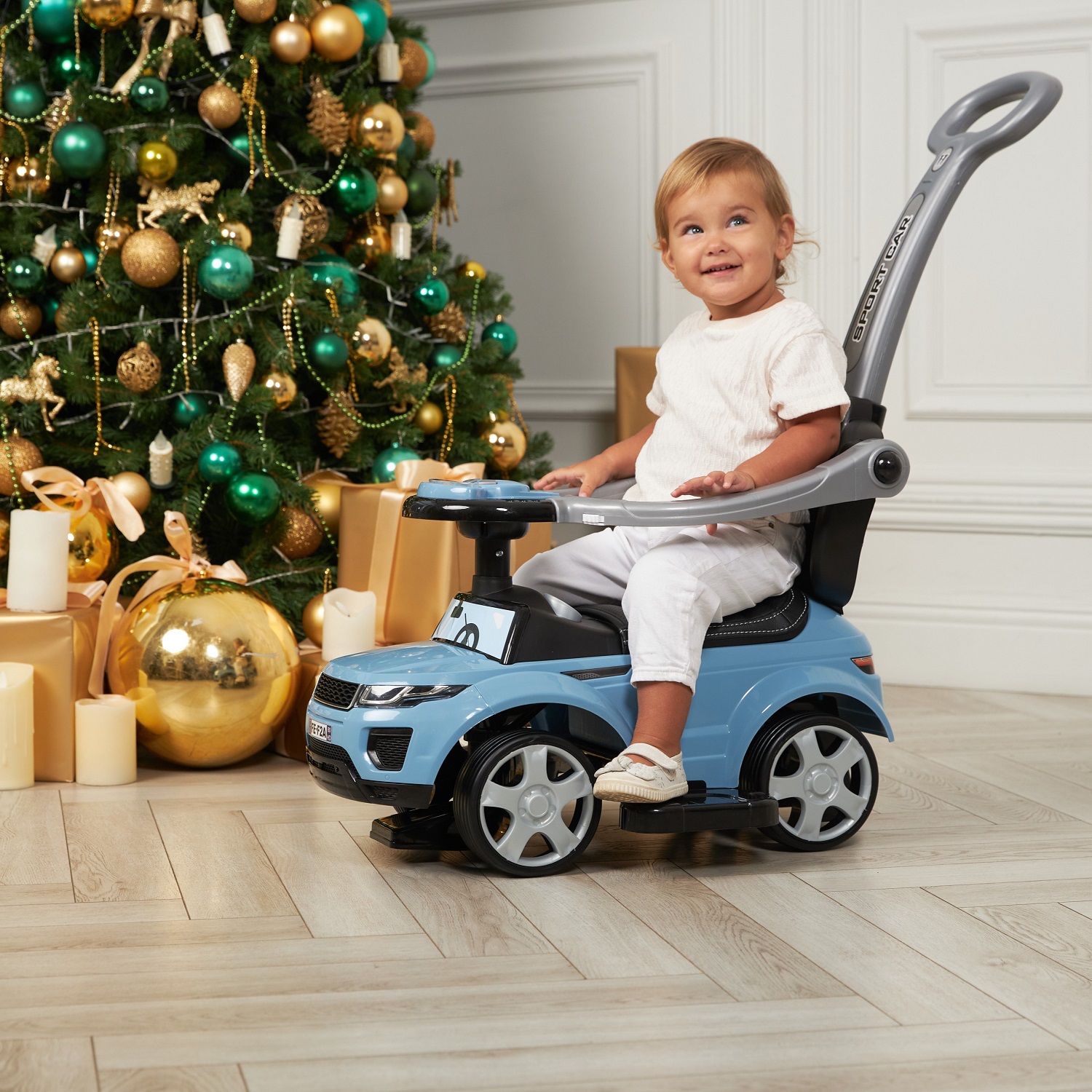 Пушкар BabyCare Sport car с ручкой - фото 16