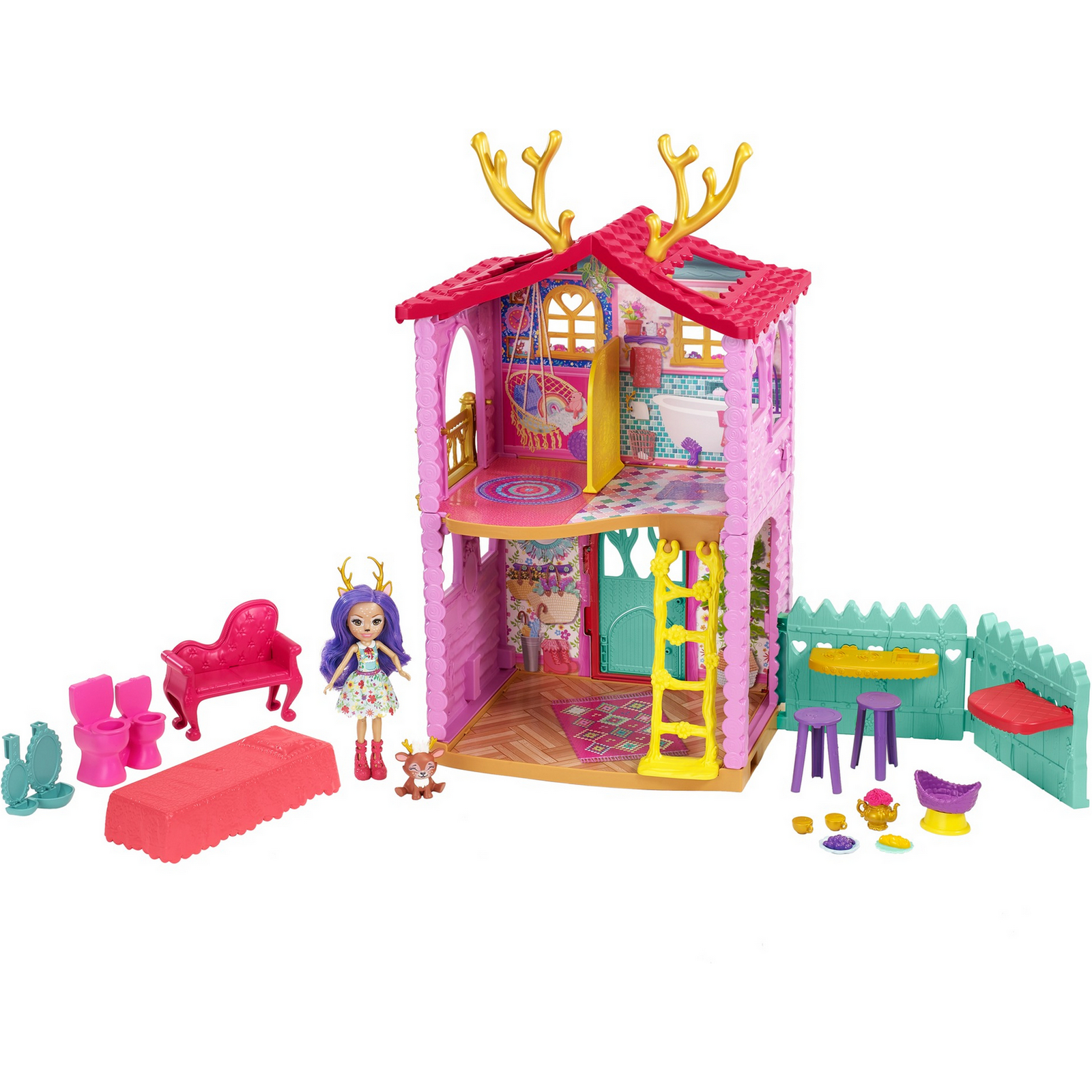 Домик для кукол Enchantimals 53 см GYJ18 - фото 4