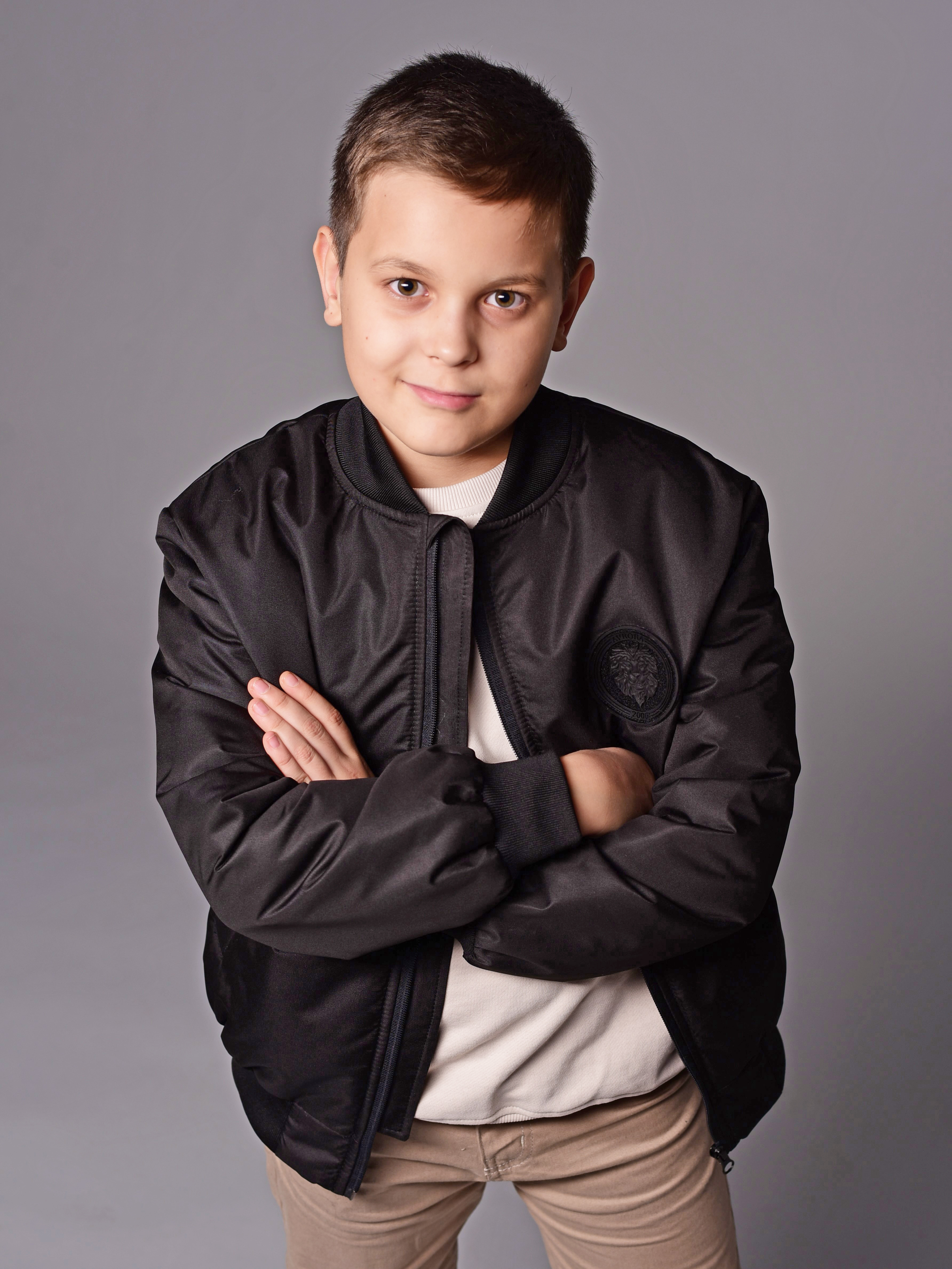 Бомбер Аврора 1039-М/черный - фото 6