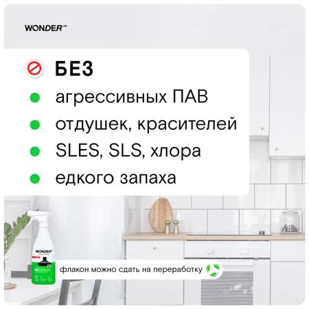 Спрей для уборки WONDER Lab Для кухни