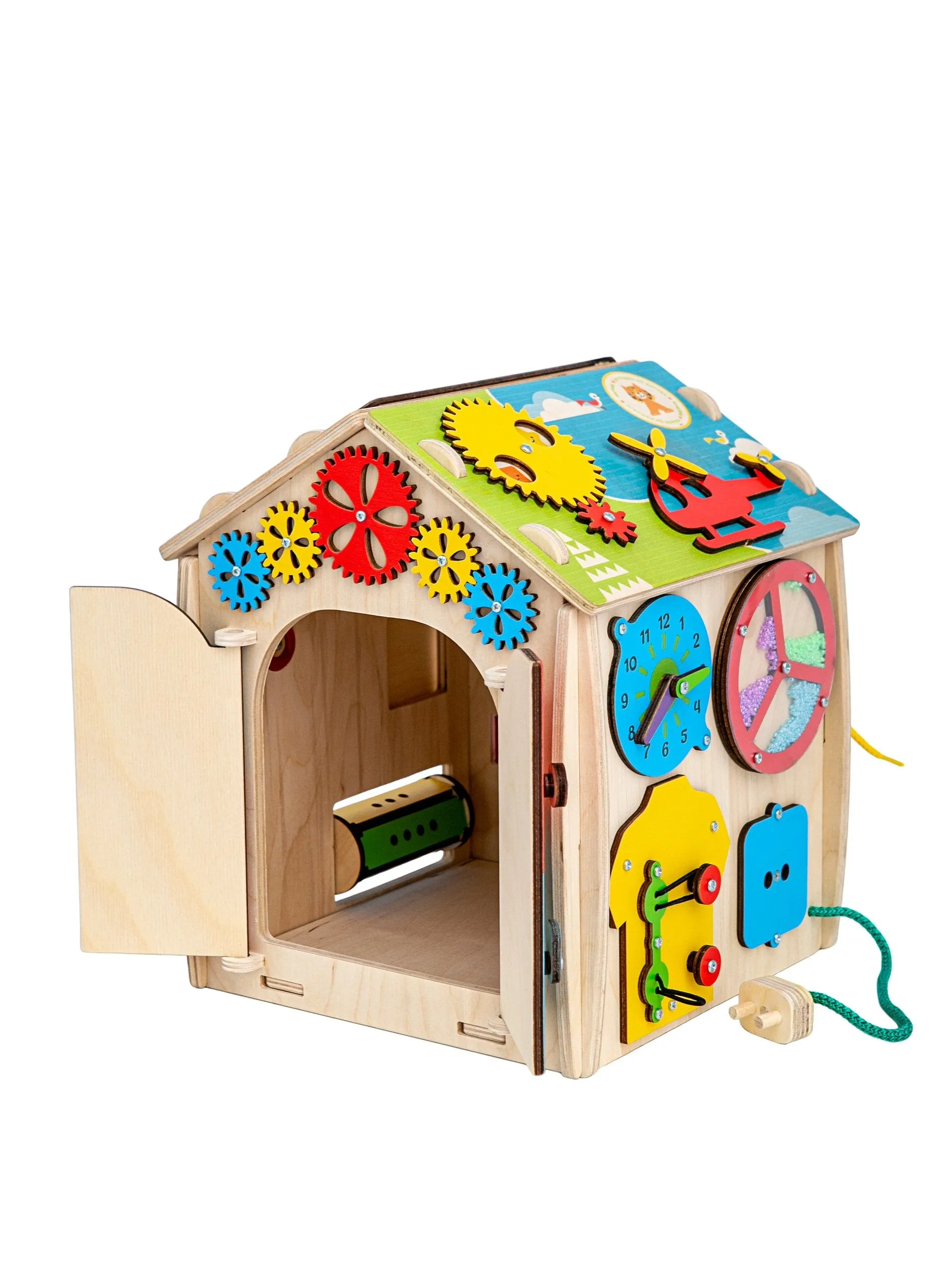 Игрушка Mag Wood бизиборд Кручу-верчу - фото 5