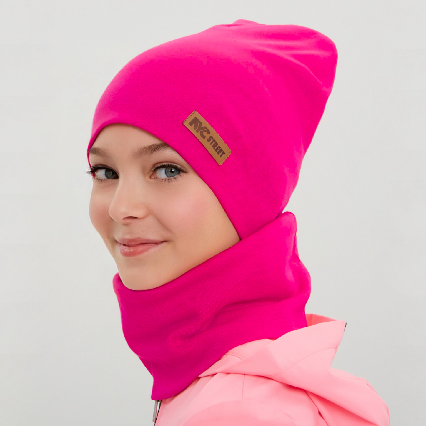 Шапка и снуд KUBRIO KU-H-67-plainG-rasp - фото 1